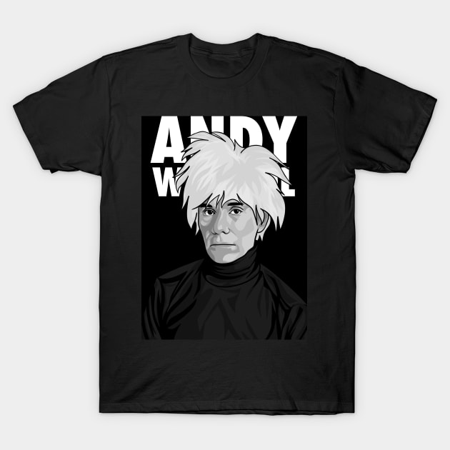 Andy warhol T-Shirt by Rekayasabumi